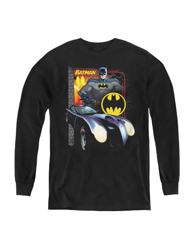 Batman Bat Racing Long Sleeve Tee