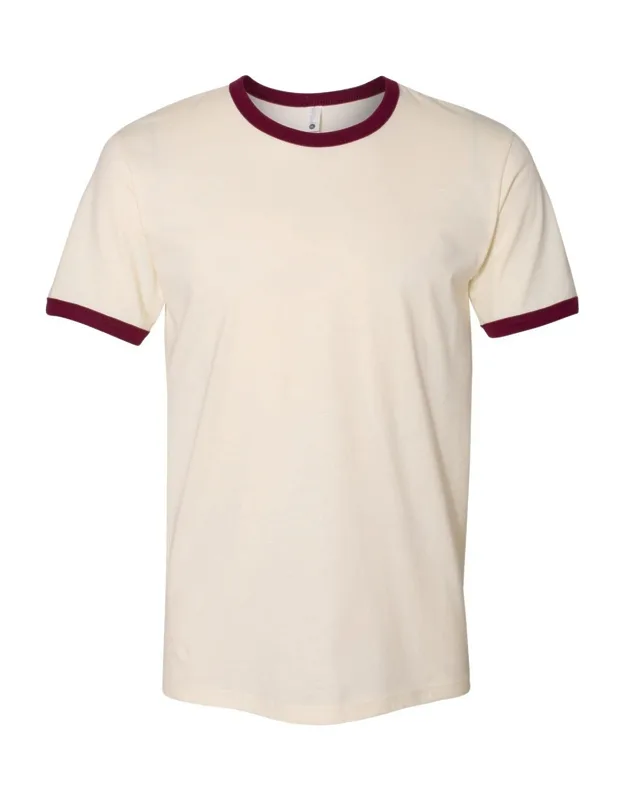 Next Level Ringer T-shirt 100% Combed Ringspun Cotton