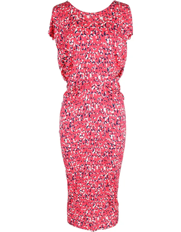 Printed Midi Dress