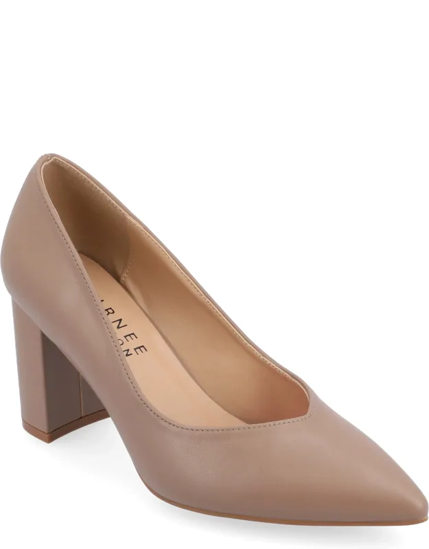 Simonne Pumps With 3-inch Block Heel And Tru Comfort Foam Insole