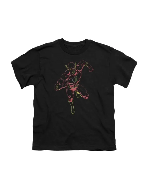 Justice League Of America Neon Flash Short Sleeve Tee - Stylish For Everyday Wear