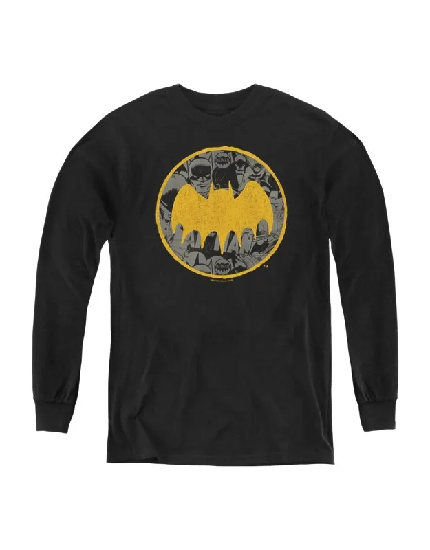 Vintage Symbol Collage Long Sleeve Tee