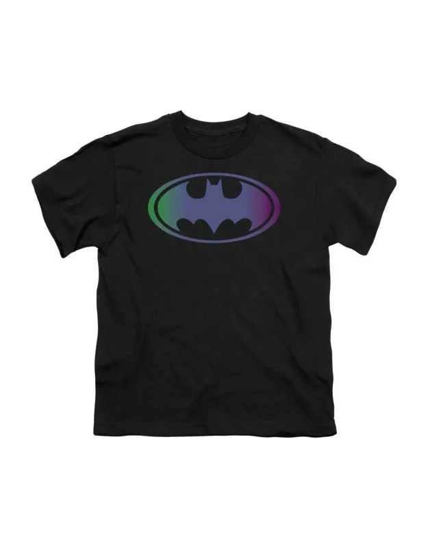_batman Gradient Bat Logo Short Sleeve Tee / T-shirt Stylish, Easy_