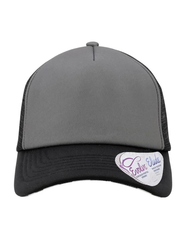 Infinity Her Foam Trucker Cap With Breathable Sweatband And Concealed Ponytail Opening