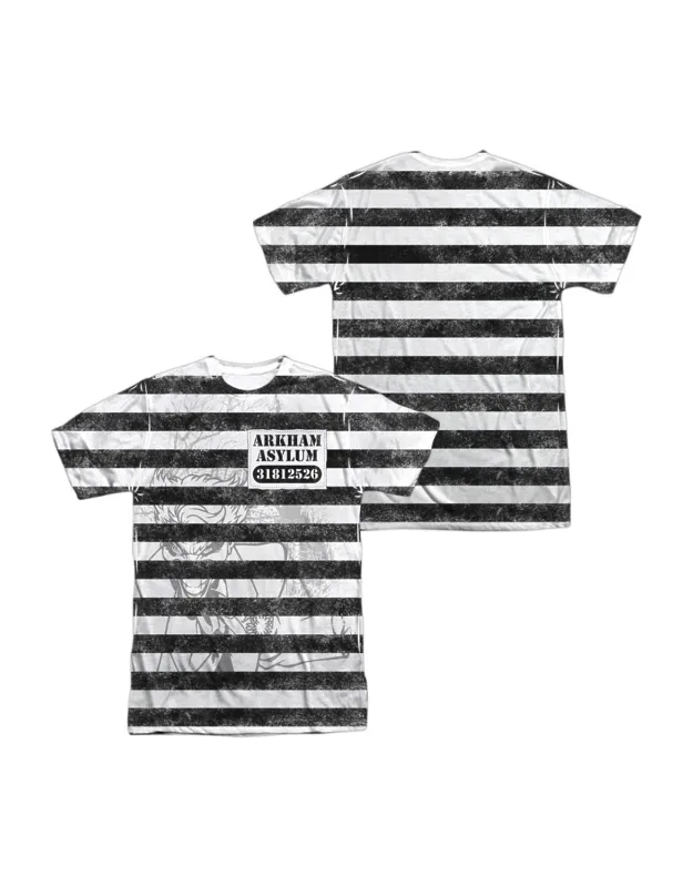 _batman Arkhams Finest (front/back Print) Short Sleeve 100% Poly Crew Tee / T-shirt - Authentic, Officially Licensed_