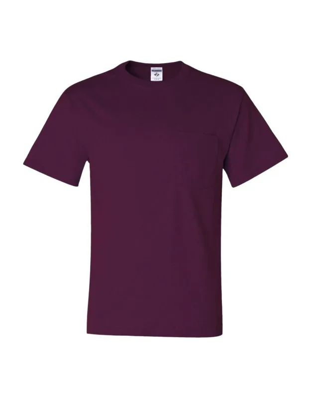 Dri-power T-shirt With A Pocket - Advanced Moisture-management Performance, Noticeably Softer Hand