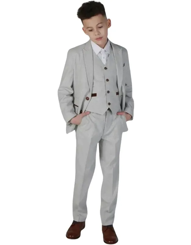 Mark - 3 Piece Tweed Check Suit With Classic Elegance And Premium Quality Tweed Fabric