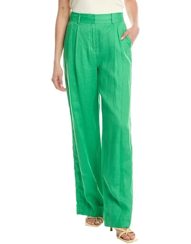 Tavar Side Panel Linen Pants