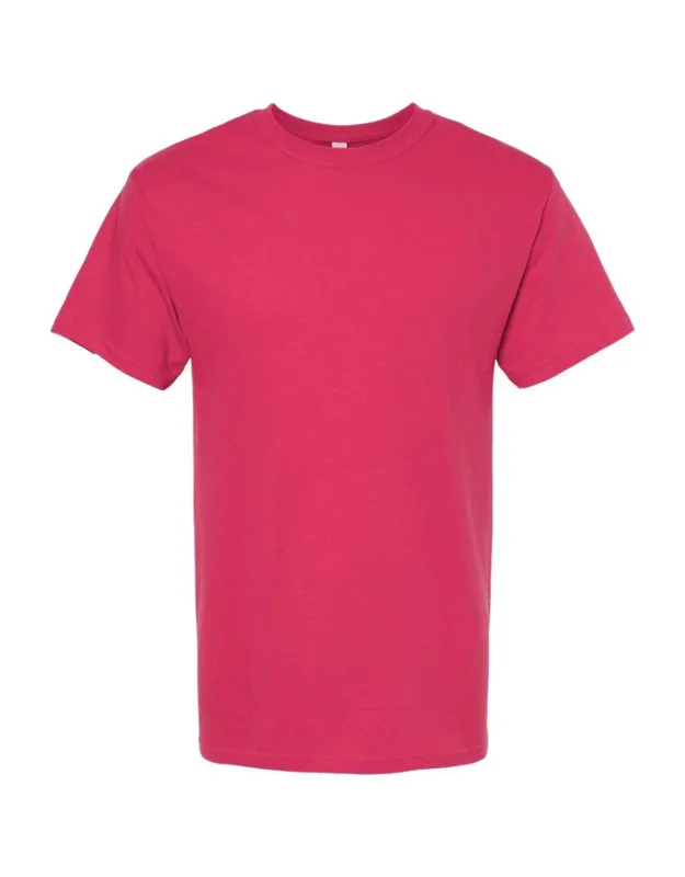 Gold Soft Touch T-shirt, 100% Cotton Preshrunk Jersey, Tear Away Label