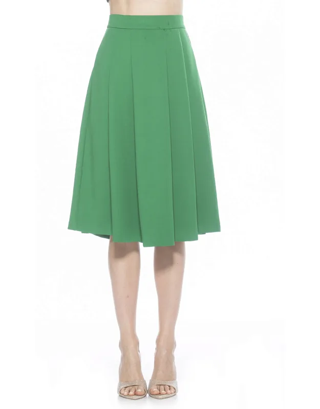 Theana Skirt Pleated Fit And Flare Midi