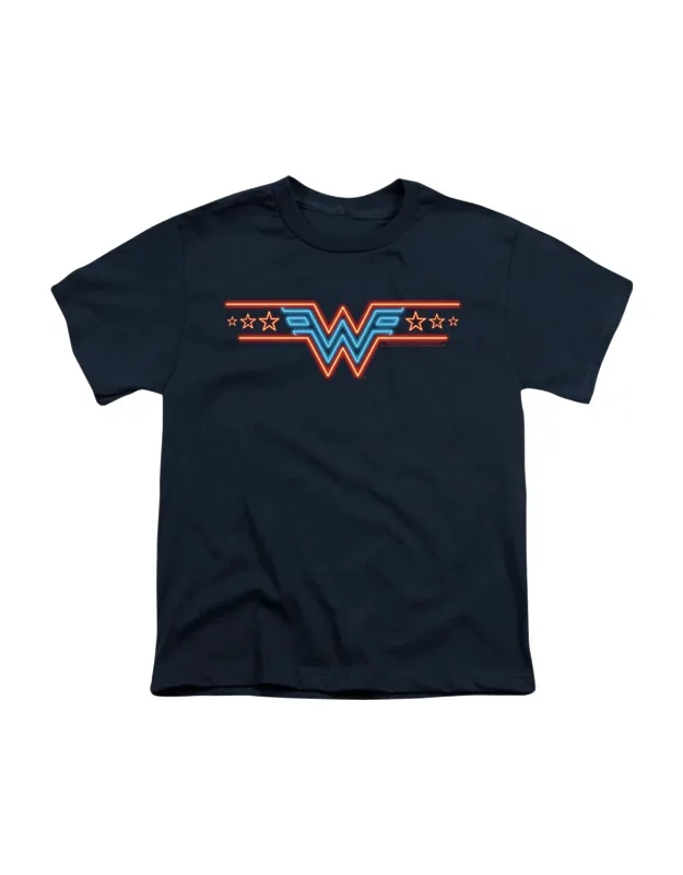 Wonder Woman 84 Neon Beat Short Sleeve Tee - Stylish Everyday Wear, 100% Cotton