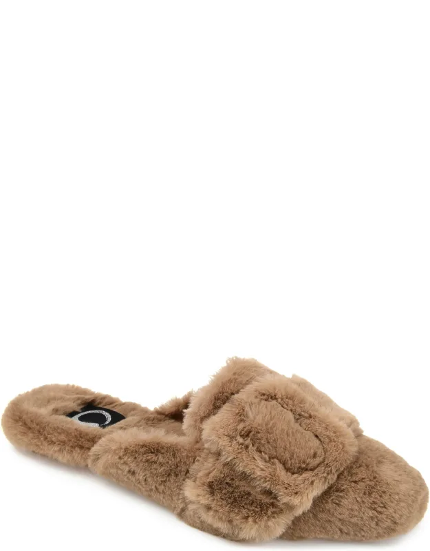 Faux Fur Eara Slippers