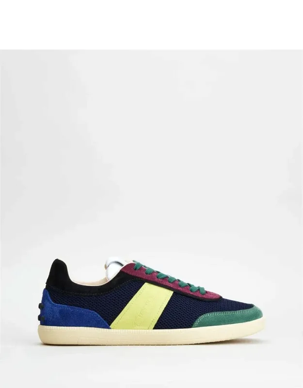 Tabs Sneakers In Suede And Technical Fabric
