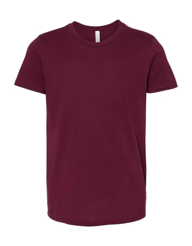 Youth Jersey Tee 100% Airlume Combed Cotton, Retail Fit