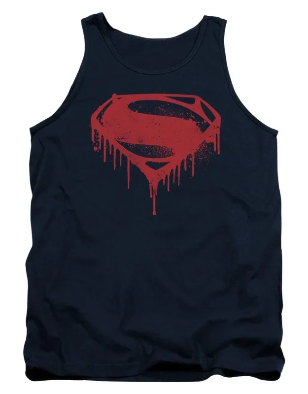 Batman V Superman Splattered Tank Top