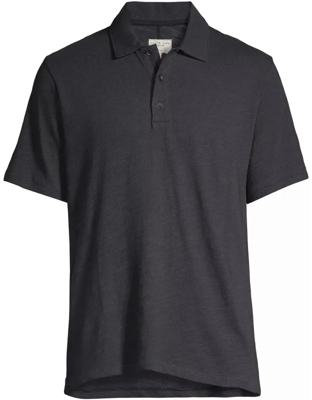 Rag & Bone Classic Flame Polo Shirt, Classic Fit, Cotton