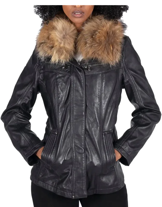 Leather Short Coat