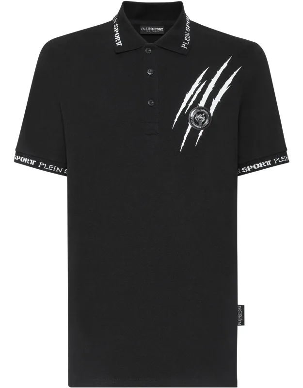 Polo Shirt Ss Scratch - Maximum Comfort, Button-up Collar