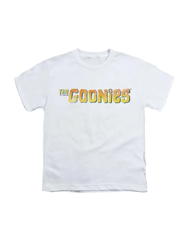 The Goonies Logo Short Sleeve Youth Tee - Stylish For Everyday Wear, 100% Cotton