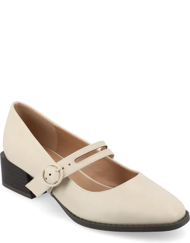 Journee Collection Savvi Pumps With 1 1/2-inch Stacked Heel And Tru Comfort Foam™ Insole