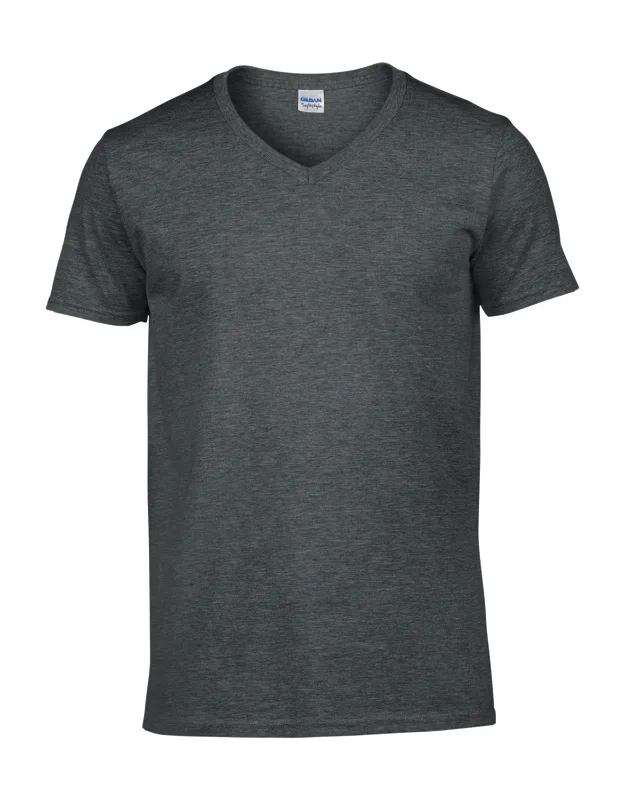 Soft Style V-neck Short Sleeve T-shirt