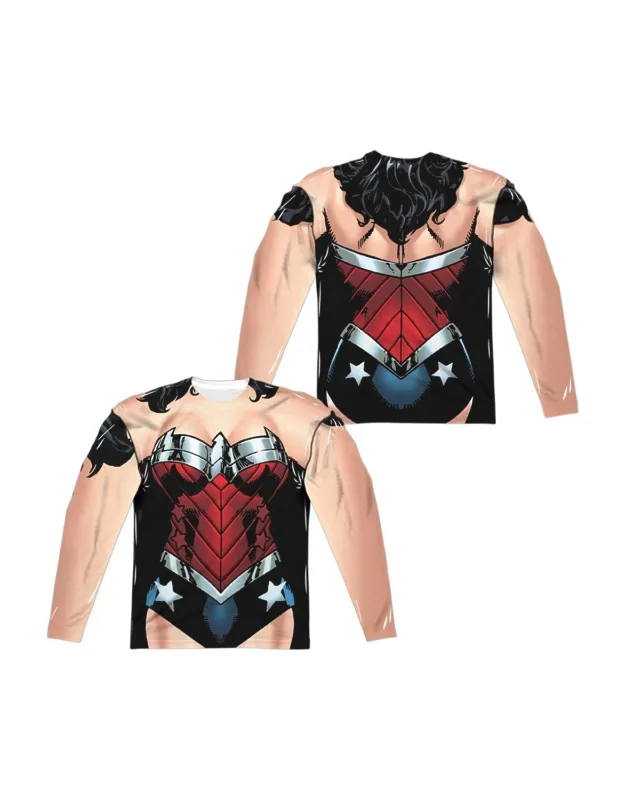 Justice League Of America Wonder Woman Long Sleeve Tee