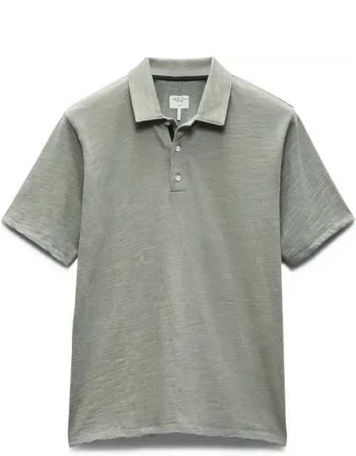 Rag & Bone Classic Flame Polo Shirt, Short Sleeves, Classic Fit