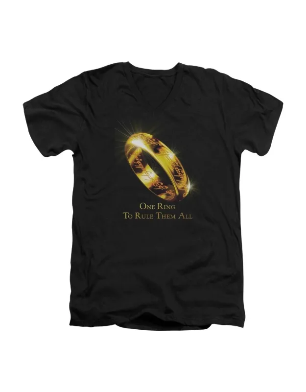 One Ring Short Sleeve V Neck T-shirt