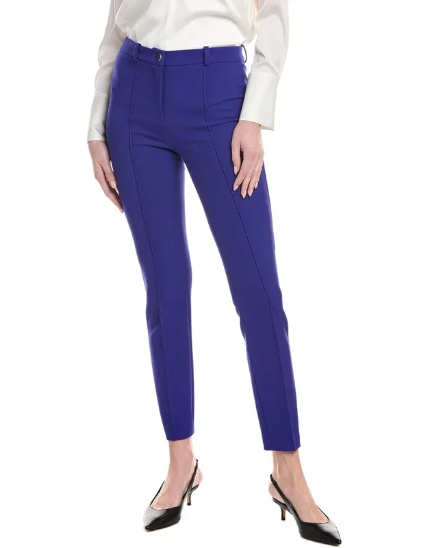 Tanaina Trouser With Seamed Leg And Dual Back Welt Pockets