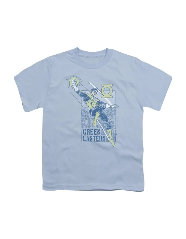 Green Lantern City Watch Short Sleeve Youth Tee Stylish, Easy To Wear