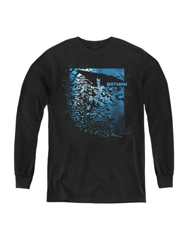 Batman Bat Among Bats Long Sleeve Tee