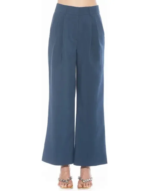 Elodie Pants - Pleated High Waisted Wide Leg