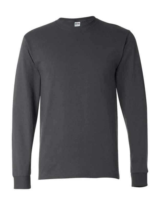 Dri-power Long Sleeve T-shirt With Advanced Moisture-management Performance And Noticeably Softer Hand