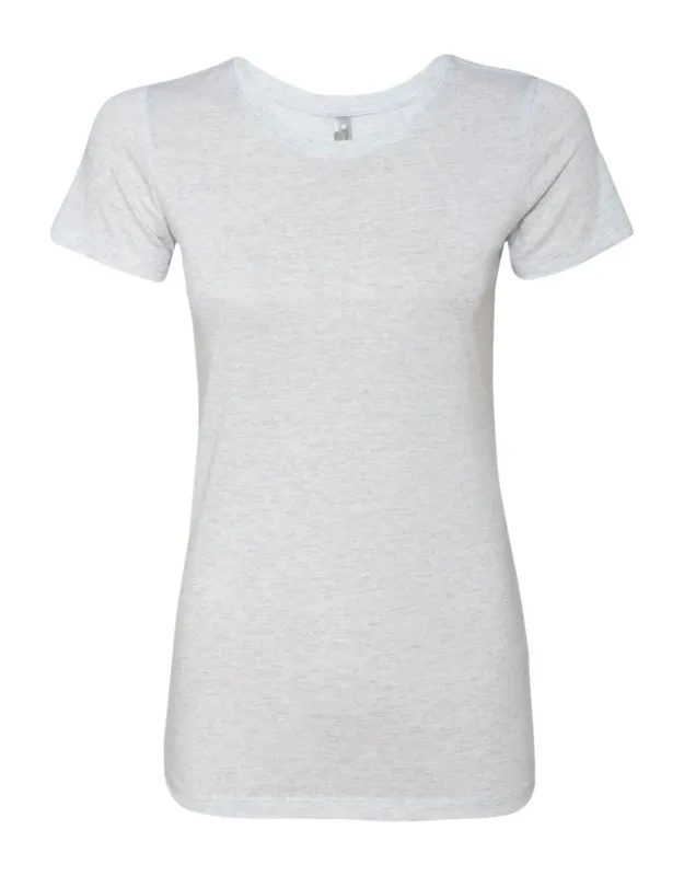 Next Level Triblend T-shirt With Feminine Curve And Fabric Laundered