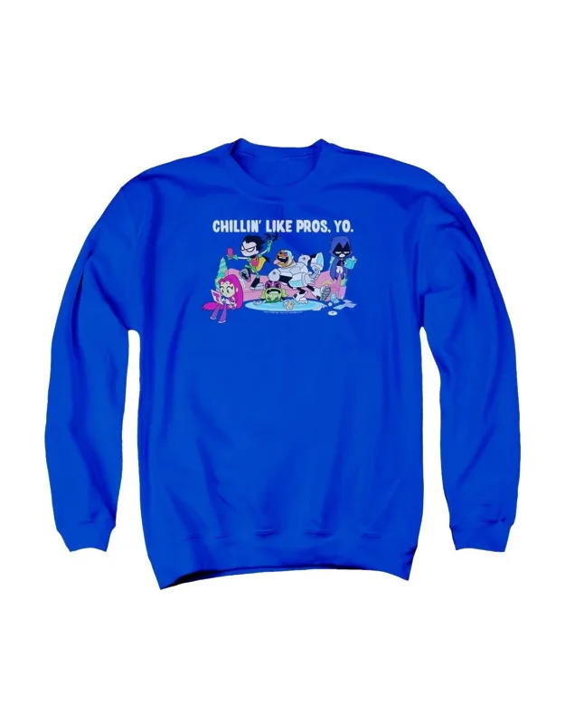 Teen Titans Go Like Pros Yo Crewneck Sweatshirt
