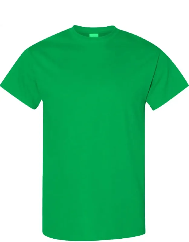 Gildan Heavy Cotton Short-sleeved T-shirt, 100% Cotton, Crew Neck