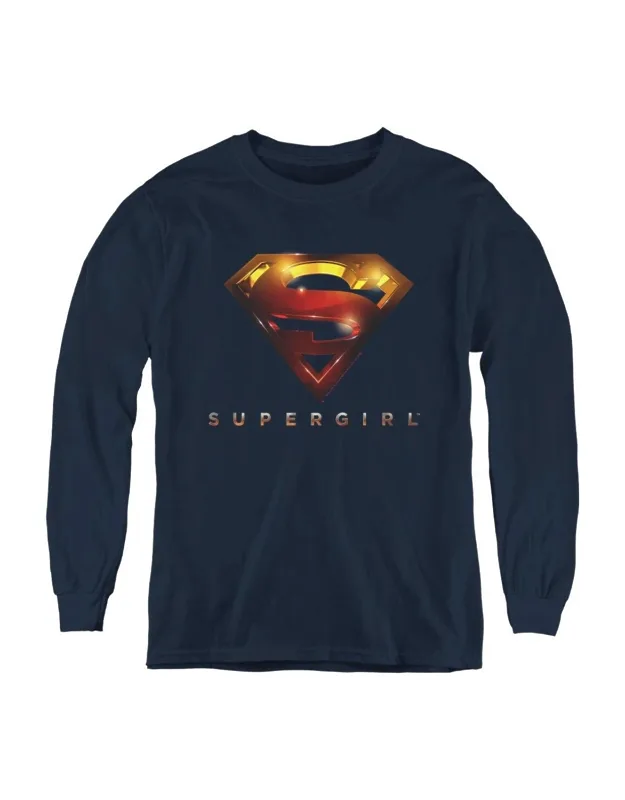 Supergirl Logo Glare Long Sleeve Tee