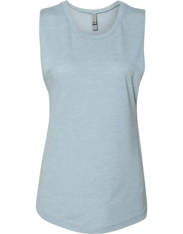 Next Level Festival Muscle Tank With Relaxed Fit And Slight Taildrop Hem