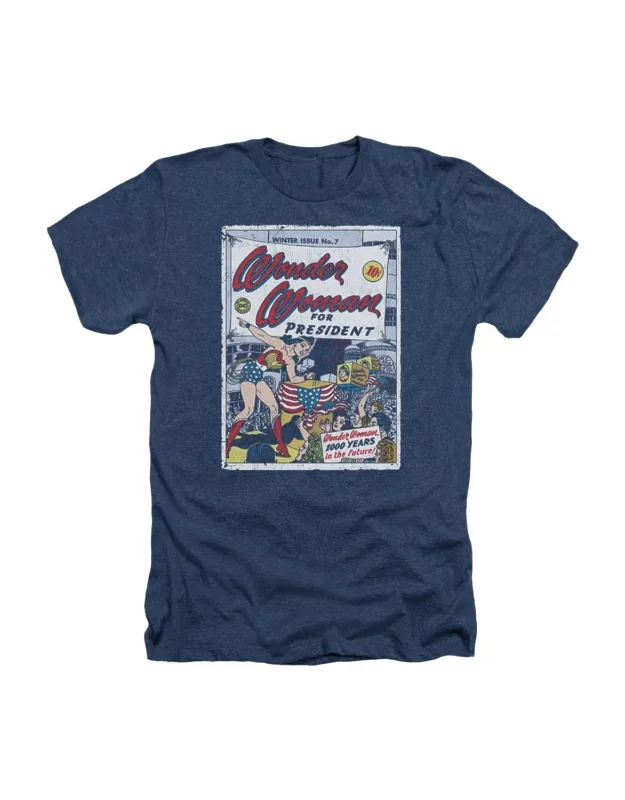 Dc Comics Wonder Woman For President Tee - Stylish Everyday Wear