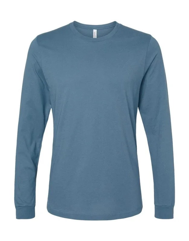 Jersey Long Sleeve Tee, 100% Airlume Combed And Ringspun Cotton, Retail Fit