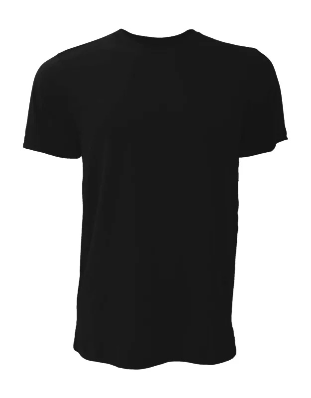 _canvas Jersey Crew Neck Short Sleeve T-shirt With Ribbed Neckline And Double Needle Stitched Hem_