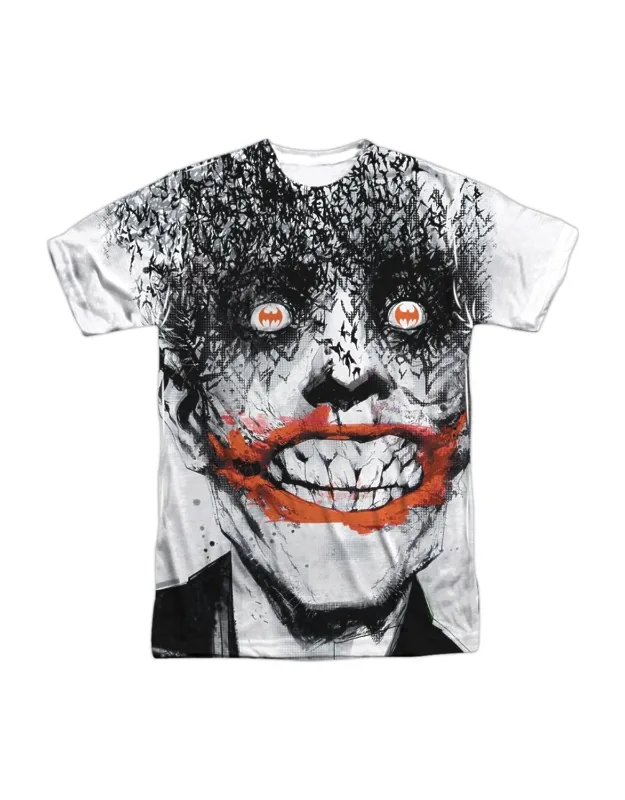 _batman Bats On The Brain Short Sleeve Poly Crew Tee / T-shirt - Stylish, Easy_