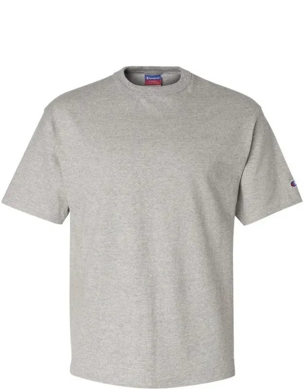 Heritage Jersey T-shirt, 100% Cotton, Bound Ribbed Crew Neck