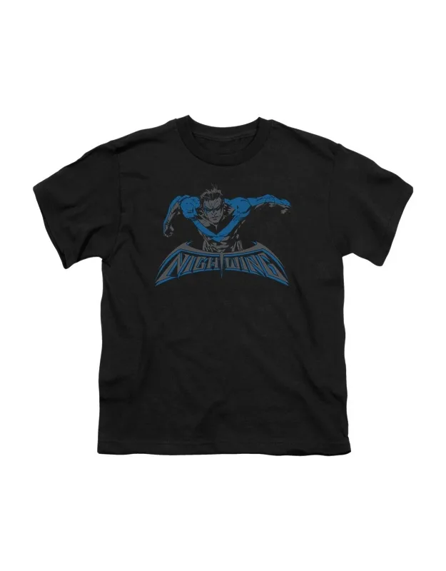 _batman Wing Of The Night Short Sleeve Youth Tee / T-shirt_
