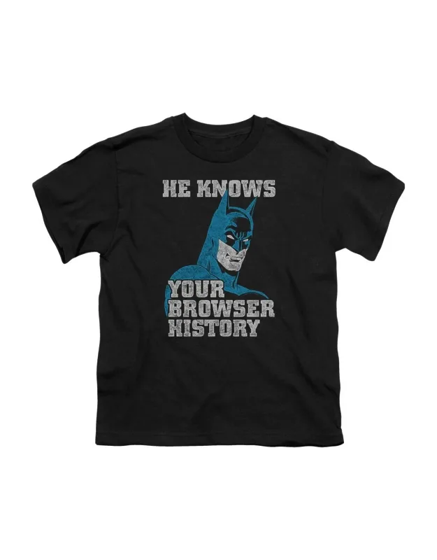 _batman Knows Short Sleeve Youth Tee / T-shirt Stylish Easy_
