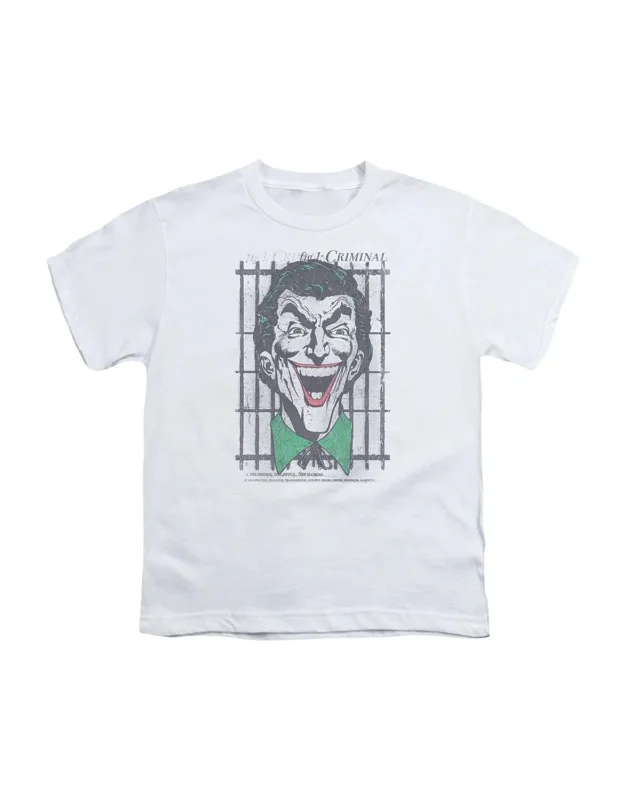 Dc Comics Criminal Short Sleeve Youth Tee Stylish, Easy