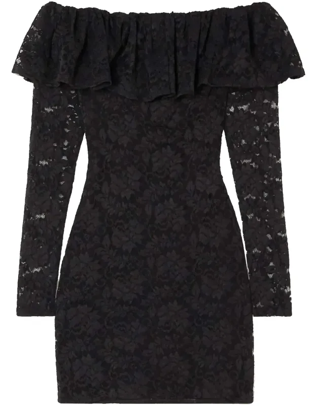 Alessia Mini Dress With Imported Stretchy Fabric