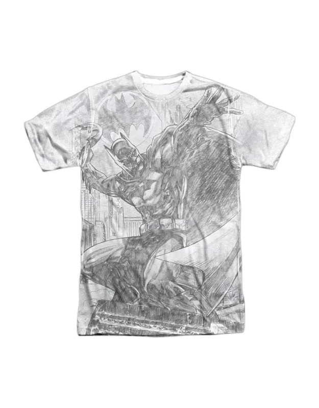 _batman Pencil Batarang Throw Short Sleeve Tee - Stylish, Easy_