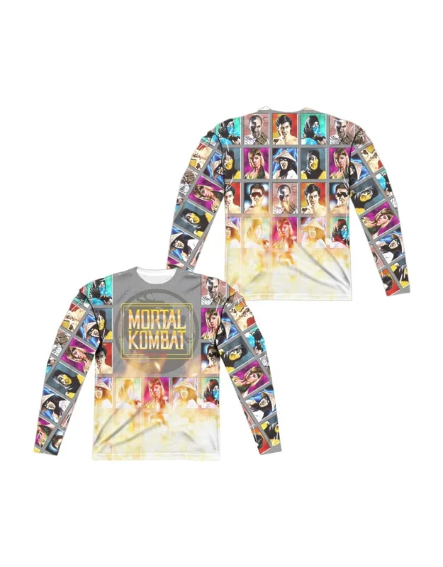 Mortal Kombat Klassic Choose Your Fighter Long Sleeve Tee