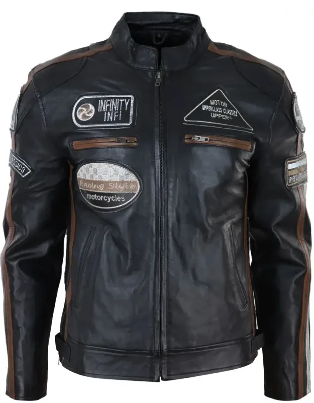 Zipped Biker Jacket